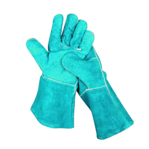 High Quality Cowhide Split Leather Safety Gloves Heat Resistant <b>Spark</b> Hand Protection Heavy Duty for Firefighting Welding - Product Image 3