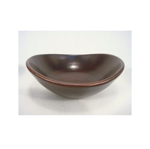 Tazón para servir de forma redondeada de madera de mango Natural de alta calidad de aspecto moderno para sopa de salsa sin verduras, tazón para servir comida de arroz - Product Image 2