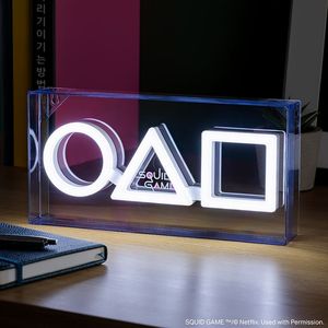 Custom <b>LED</b> Neon Sign Logo Non Squid Game Acrylic Body 220V Red & Blue Color Temperature for Bedroom Landscape Decoration IP65 - Product Image 2