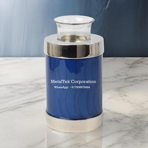 โกศใส่เถ้ากระดูกสำหรับเด็กรูปทรงกระบอกที่ระลึกโกศเคลือบอีนาเมล - Product Image 5