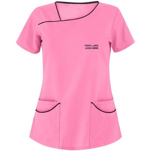 Uniformes de soins infirmiers médicaux de haute qualité OEM vente en gros médecin infirmière hôpital médical logo personnalisé gommages par sublimation complète - Product Image 6