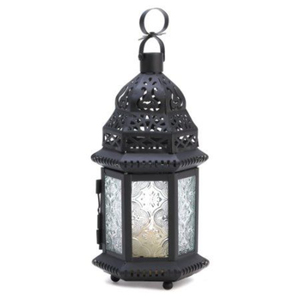 Farol de Vela Marroquí Antiguo de Metal y Cobre con Diseño Elegante y Cristal para Decoración del Hogar y Jardín, Mini Faroles Colgantes - Product Image 3