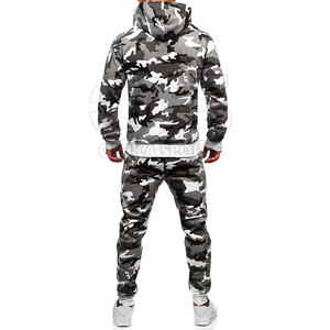 Conjunto de chándal estampado casual para hombre con patrón gráfico en negrita Chándal estampado para hombre Traje de dos piezas - Product Image 4