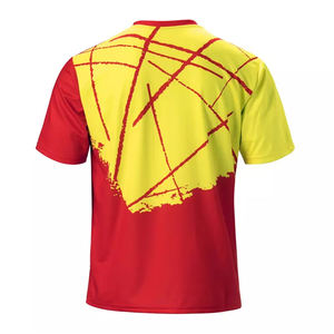 เสื้อยืดแฟชั่นใหม่แขนสั้นคอกลมทรงสลิมฟิตพิมพ์ลายเรียบ - Product Image 4