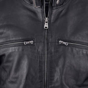 Nouvelle veste en cuir pour homme de haute qualité, vente en gros, très demandée, avec logo sur le devant en tissu toile, coupe-vent, respirante, personnalisable - Product Image 2