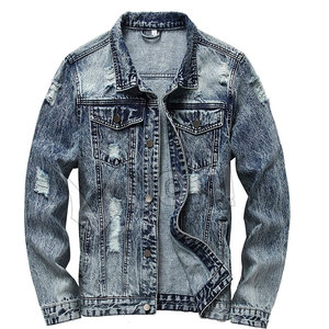 Veste en jean pour homme, vêtement de rue, Design personnalisé, à vendre - Product Image 1