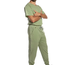 Uniformes de tasa ajustable para hombre, diseños totalmente personalizados, conjuntos de uniformes de tendencia superior, cuello alto, manga corta - Product Image 1