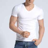 T-shirts pour hommes en coton 100% de qualité supérieure, écologiques, coupe ajustée, en gros, sans motif, 180 g/m², logo personnalisé