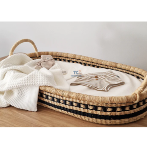 ตะกร้าหญ้าทะเลสำหรับทารกตะกร้ามอสแบบอเนกประสงค์ตะกร้าสานจากเวียดนาม - Product Image 6