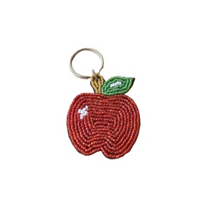 Premium Beaded Embroidery Flower Key chain Pendant Trendy Seed Beads Animal Pattern Keychain For Girls - Product Image 3
