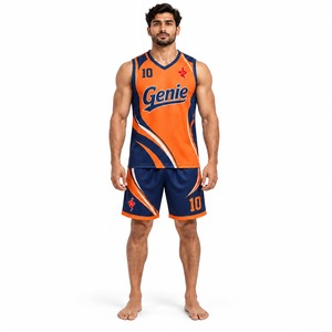 Confort léger et mobilité flexible pour les jeux de compétition. Uniforme de basket-ball haut de gamme conçu avec un tissu respirant. - Product Image 1