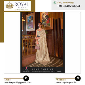 Xlusion Ange of Elegant esesign nndian thnic lolothing ededding and Party ear ororgeous essessar ilk andandloom esaving AREE - Product Image 2