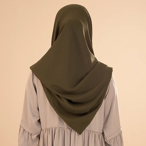 Pañuelos Hijab Musulmanes en Oferta, Color Sólido, Poliéster de Alta Calidad, Ligeros, Transpirables, de Secado Rápido, Precios para Mujer - Product Image 4