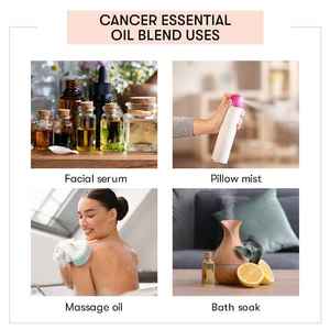 Huile Corporelle Signe Astrologique Cancer avec Encens, Ylang-Ylang, Melaleuca, Géranium pour Hydrater, Éclaircir et Raffermir - Product Image 4