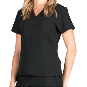 Best Quality Custom Men's Short Sleeve Fashionable Uniforms with <b>Stand</b> <b>Work</b> Uniforms Sets Unisex Slim Fit Unisex - Product Image 5