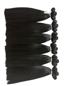 Pour Genius Weft 45% + Double Drawn Remy Extensions de Cheveux Humains Plus Long Ratio Noir Brun Blonde Bundles Perruques 11A Vague Vietnamienne - Product Image 5