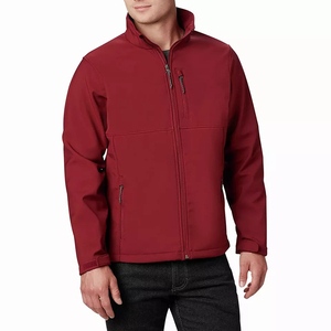 Custom Softshell Jacket Men Outdoor Windbreaker With <b>Fleece</b> Lining Waterproof Breathable Fabric For Hiking And Daily Wear - Product Image 3