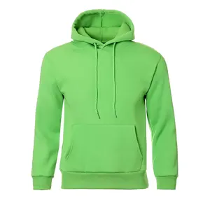 Unisex <b>Lightweight</b> Cotton Pullover Sweatshirt Anti-Wrinkle Quick Dry Heavyweight Hood Casual Fitness Style Solid Lined Design - Product Image 2