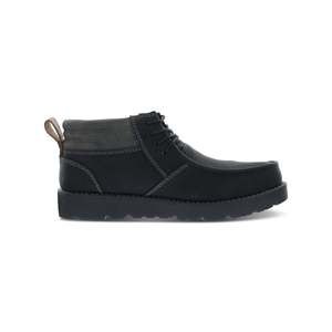 Stivali Chukka Vintage da Uomo in Ecopelle Impermeabili con Fodera in Vera Pelle Stile Casual Nero per l'Inverno Taglia 13M - Product Image 3
