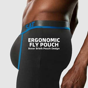 Calzoncillos Bóxer de Algodón 100% para Hombre, Corte Clásico, Talla 4XL, Precio al por Mayor, Ropa Interior Larga, Antibacterianos, Transpirables, Personalizables - Product Image 2