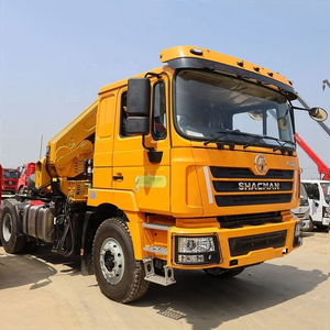 รถบรรทุกติดเครนยกของประสิทธิภาพสูง ขับเคลื่อนด้วยพวงมาลัยขวา SHACMAN F3000 6X4 รถลากจูงพร้อมเครนแขนพับได้ - Product Image 1