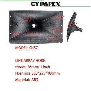 Diffuseur de haut-parleur 380*225*180mm pour Line Array, Difusores, Tweeter, Driver et Haut-parleur à cornet - Product Image 2