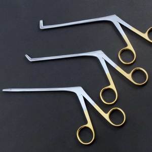 Set de pinces nasales Weil Blakesley droites, 45 et 90 degrés, 140 mm, 3 pièces, en acier, pour chirurgie FESS et ORL équine - Product Image 1