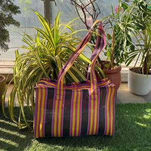 Sacs recyclés fantaisie en nylon Sacs en polypropylène en plastique recyclé tendance Sacs recyclés en nylon fabriqués à Mumbai - Product Image 5