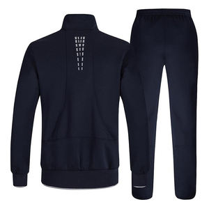 Chándal de Forro Polar Ajustado para Hombre, OEM, Personalizado, con Cremallera, Transpirable, de Poliéster y Spandex, Ropa Deportiva de Invierno - Product Image 6