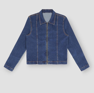 Chaqueta vaquera recortada personalizada para trabajadores, ropa de trabajo, vaqueros, para hombres - Product Image 4