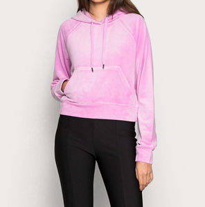 Sudaderas con Capucha de Terciopelo Bordadas Personalizadas para Hombre, Transpirables para Verano, con Dos Bolsillos Delanteros, Suministro OEM, Técnica de Lavado, Talla Grande - Product Image 2