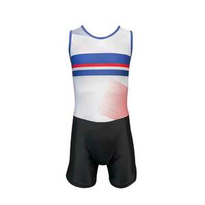 Usine en gros personnalisé aviron uniformes sans manches Sublimation aviron vêtements séchage rapide peau costume aviron unsuits - Product Image 1