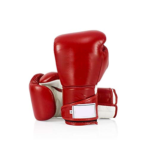 Gants de boxe en cuir véritable personnalisés pour l'extérieur Gants de boxe imperméables MMA Muay Thai Sparring Kick Boxing Arts martiaux Grappling Gloves - Product Image 2