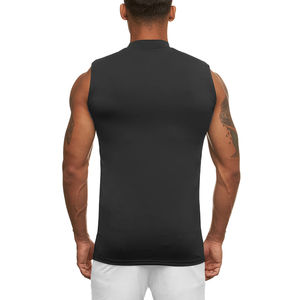 Débardeur de sport décontracté pour homme, séchage rapide, sans manches, tricoté, en coton de haute qualité, couleur unie, été, musculation - Product Image 2