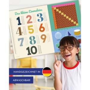Alfombrilla de Escritorio Infantil con Tablas de Tiempo para el Aprendizaje de Matemáticas - Product Image 3
