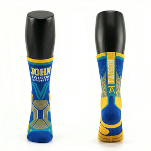 Women and men Basketball <b>Socks</b> high performance cotton <b>polyester</b> spandex fabric structured panels knitted logo women <b>socks</b> - Product Image 5