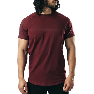 Customize Polyester 30% Cotton 65% Spandex 5% Muscle Tee New Fashion Lifestyle <b>white</b> T <b>Shirt</b> Wholesale - Product Image 1