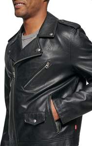 Factory Made <b>Motorcycle</b> Biker <b>Jacket</b> Motocross Riding Windproof Men's Faux Leather <b>Motorcycle</b> <b>Jacket</b> - Product Image 2