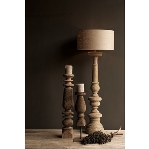 Portavelas de Madera de Alta Demanda para Decoración de Sala de Estar, Forma Elegante, Acabado Natural, Base Estable, Ecológico, Navidad - Product Image 3