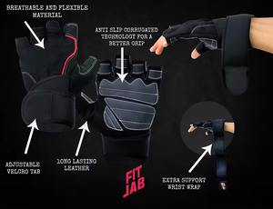 Logo personnalisé de qualité supérieure vente en gros par bon fabricant nouveau style meilleur matériel avec meilleur tarif pour les gants de fitness gym meilleur tarif - Product Image 4