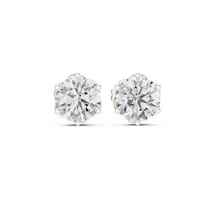Korean Style S925 Pure Silvery Elegant Synthetic Zirconia <b>Stud</b> Earrings for Women Ear Daily Commuting Wedding - Product Image 4