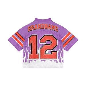 Gran oferta, uniforme de fútbol americano personalizado para hombres, camisetas de algodón 100% transpirables, Jersey completo sublimado, tipo de tela peinada - Product Image 4