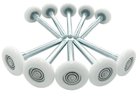 Kit de quincaillerie pour porte de garage 10 roulettes # 1 à 1 # 3 charnières, câbles et supports supérieurs