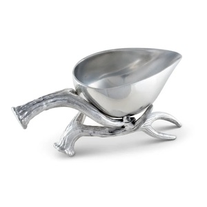 Soupières rétro en métal lourd vintage, saucières indiennes en acier inoxydable pour la maison, la cuisine, le motif végétal, vente en gros - Product Image 1