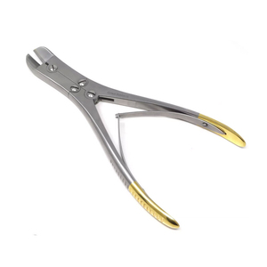 Cortador de Alambre Manual de Acero Inoxidable al por Mayor, Acabado Pulido, Doble Acción, Ortopédico, Quirúrgico, para Pasadores de Varilla TC - Product Image 4