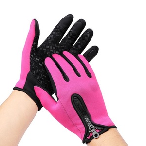 Gants de cyclisme thermiques d'hiver confortables unisexes, imperméables et antidérapants, gants d'équitation meilleure qualité, réglables et décontractés - Product Image 3