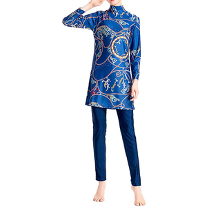 Traje de Baño Islámico Modesto para Mujer, Burkini de Cobertura Completa, Elegante, Cómodo, Impermeable, de Secado Rápido - Product Image 1
