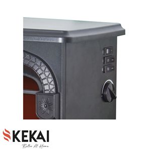 Cheminée électrique décorative avec Simulation de feu, 1950W | Produits de chauffage | Meubles de maison d'espagne - Product Image 2