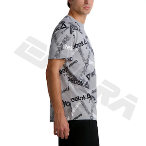 T-shirts pour hommes vierges 100% coton de haute qualité T-shirt personnalisé d'impression lourde - Product Image 4