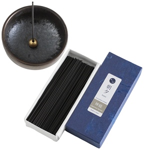 Set de Regalo de Incienso de Baja Humidificación: Varillas de Incienso con Aroma de Jardín Zen Japonés + Porta Incienso Zen - Product Image 3